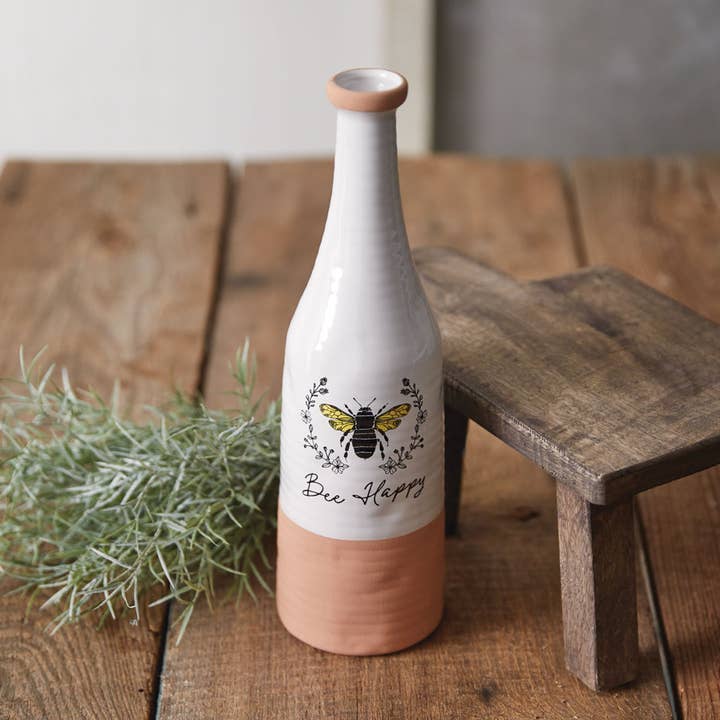 CTW Home Collection - Wholesale Vase - Medium Bee Happy Vase0
