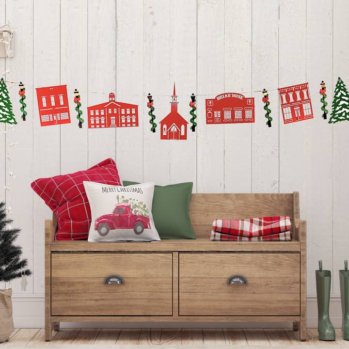 Breckenridge Garland - Röd och Guld för wholesale av The Creative Garland Company