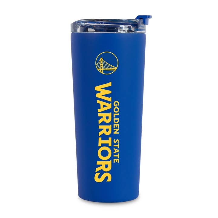 NBA Golden St Warriors Royal Blue 24oz Stainless Tumbler for wholesale by Rico Industries