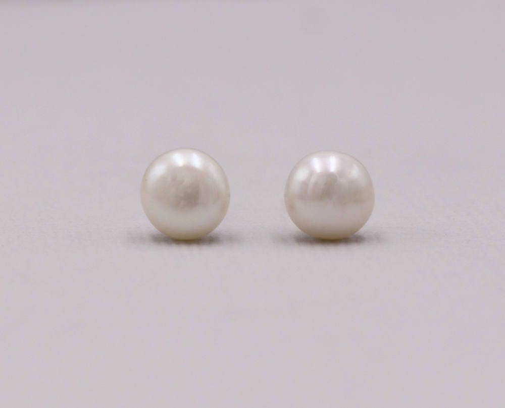 allureweddingjewelry - Wholesale Stud/Post Earrings - Mary Freshwater Pearl Stud Earrings