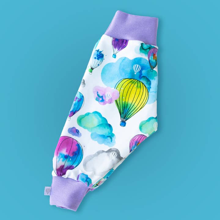 Heißluftballons Bio-Leggings (Lila) für den Großhandel von My Mini Munch