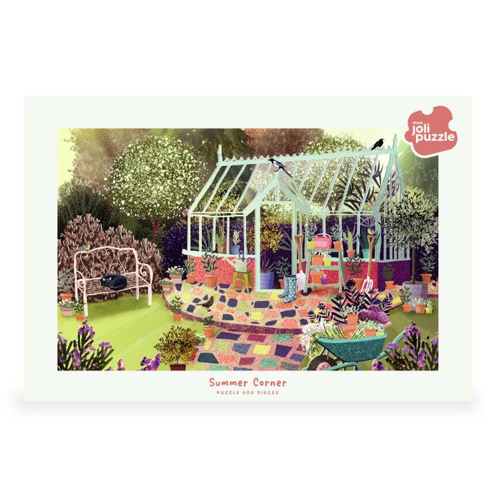 Summer Corner Puzzle — My Pretty Puzzle — 500 pieces for wholesale by Mon Joli Puzzle
