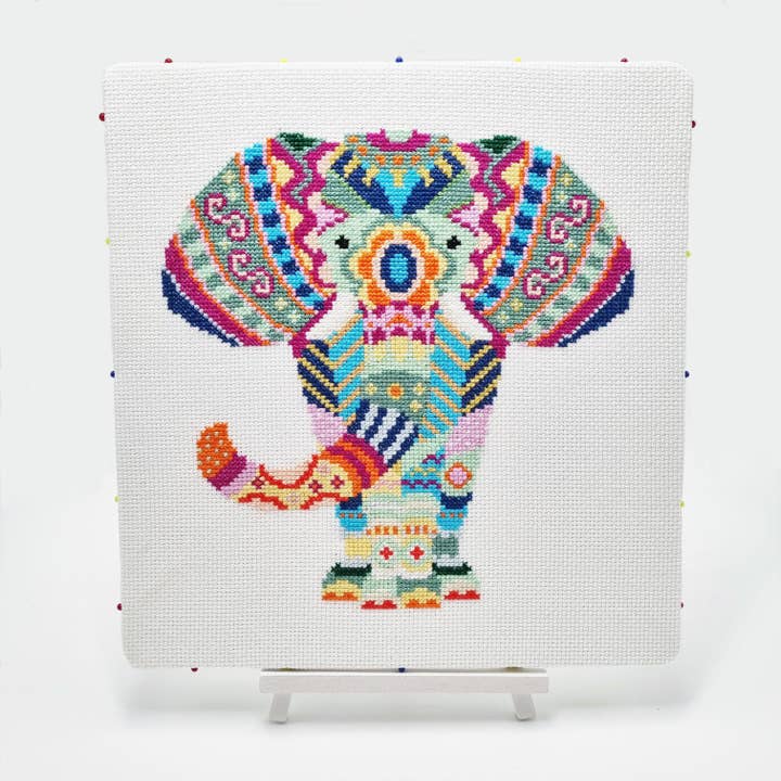 Meloca Designs - Wholesale Embroidery/Cross Stitch Supplies - Mandala Elephant Cross Stitch Chart3