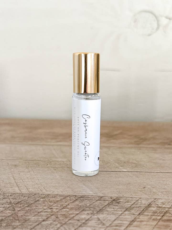 Cashmere Sweater Roller Ball Perfume - Valentine's Day Gift for wholesale by 1821 Candle Co.