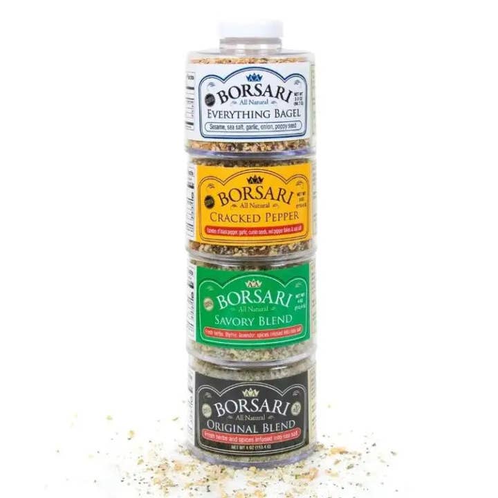 4 Stack Seasoning Pack with Savory for wholesale by Borsari Food Company