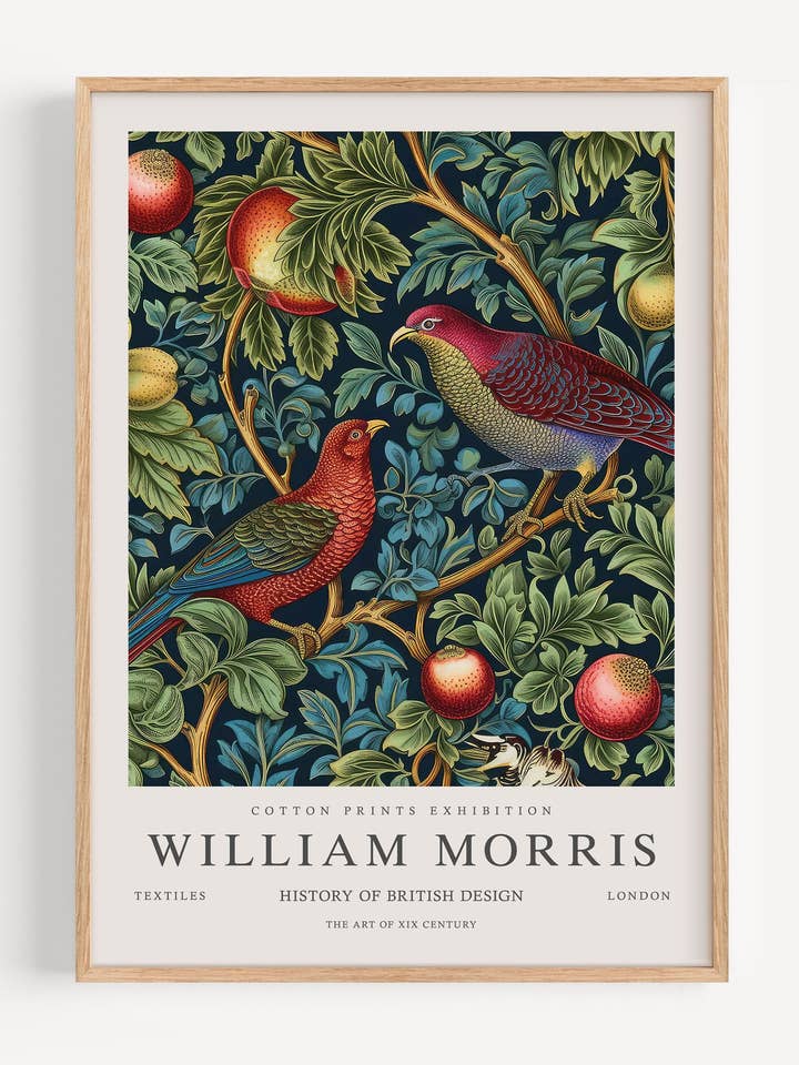 William Morris Birds I53-156 for wholesale by Peardrop Prints