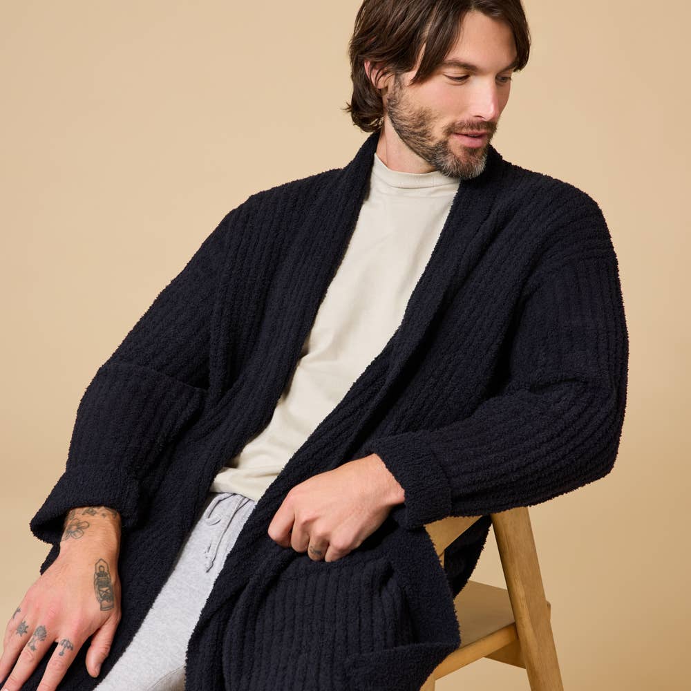 Softies – Engroshandel Morgenkåbe - Herre – Tag 10 Mænds Rib Marshmallow Badekåbe4