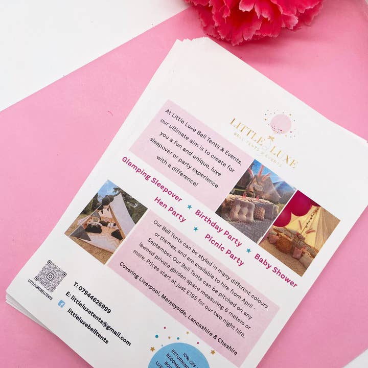 Custom Flyer & Leaflet Design and Printing for Business for wholesale by SR Creative Studio