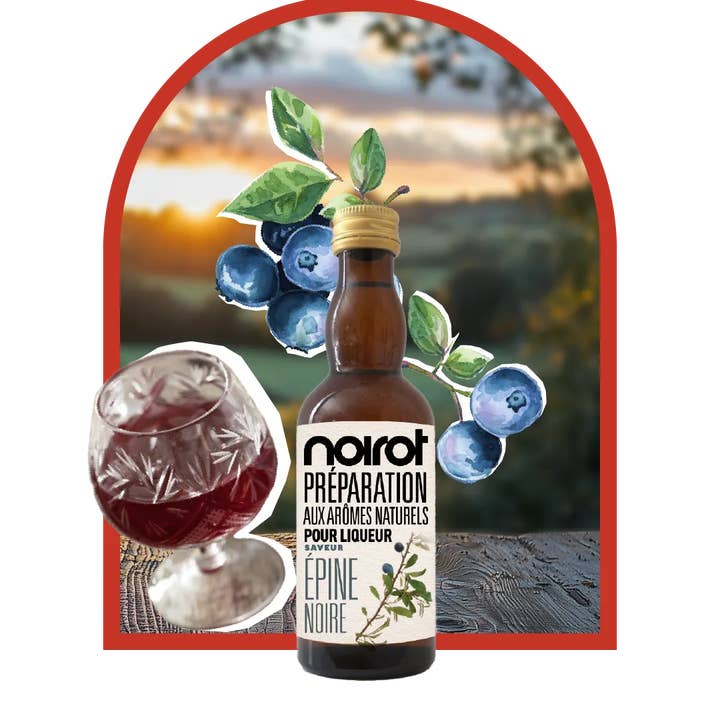 Antésite - Maison Noirot - Wholesale DIY Drink Kit - Preparation for Blackthorn Flavored Liqueur 2 cl