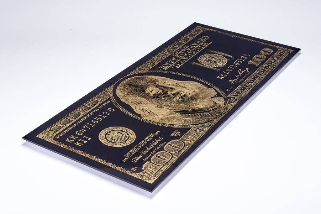 Queence – wholesale Konsttryck – Guldblad bild - BENJAMIN2