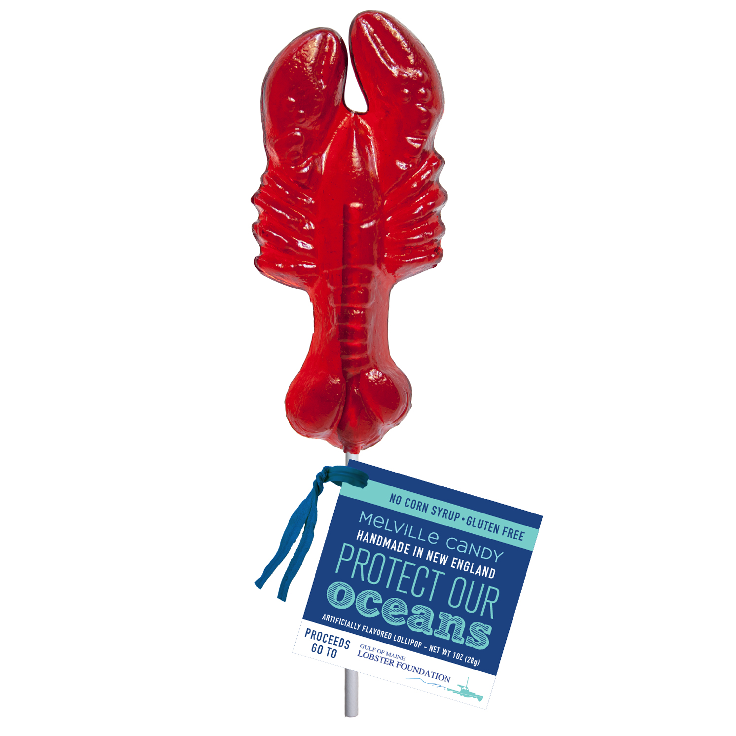 Melville Candy Company - Wholesale Lollipop - Lobster Lollipops - Charity for Gulf of Maine Lobster Foundation1