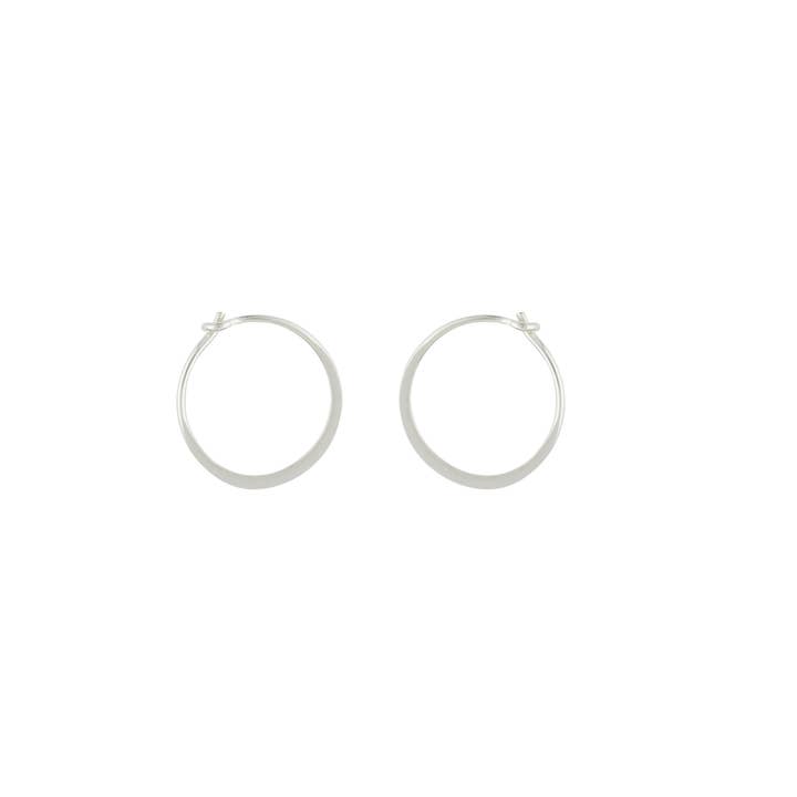 Mark Steel Jewelry - Wholesale Hoop Earrings - 22 Gauge Flat Wire Hoop Earring Available in Sizes 9mm-18mm