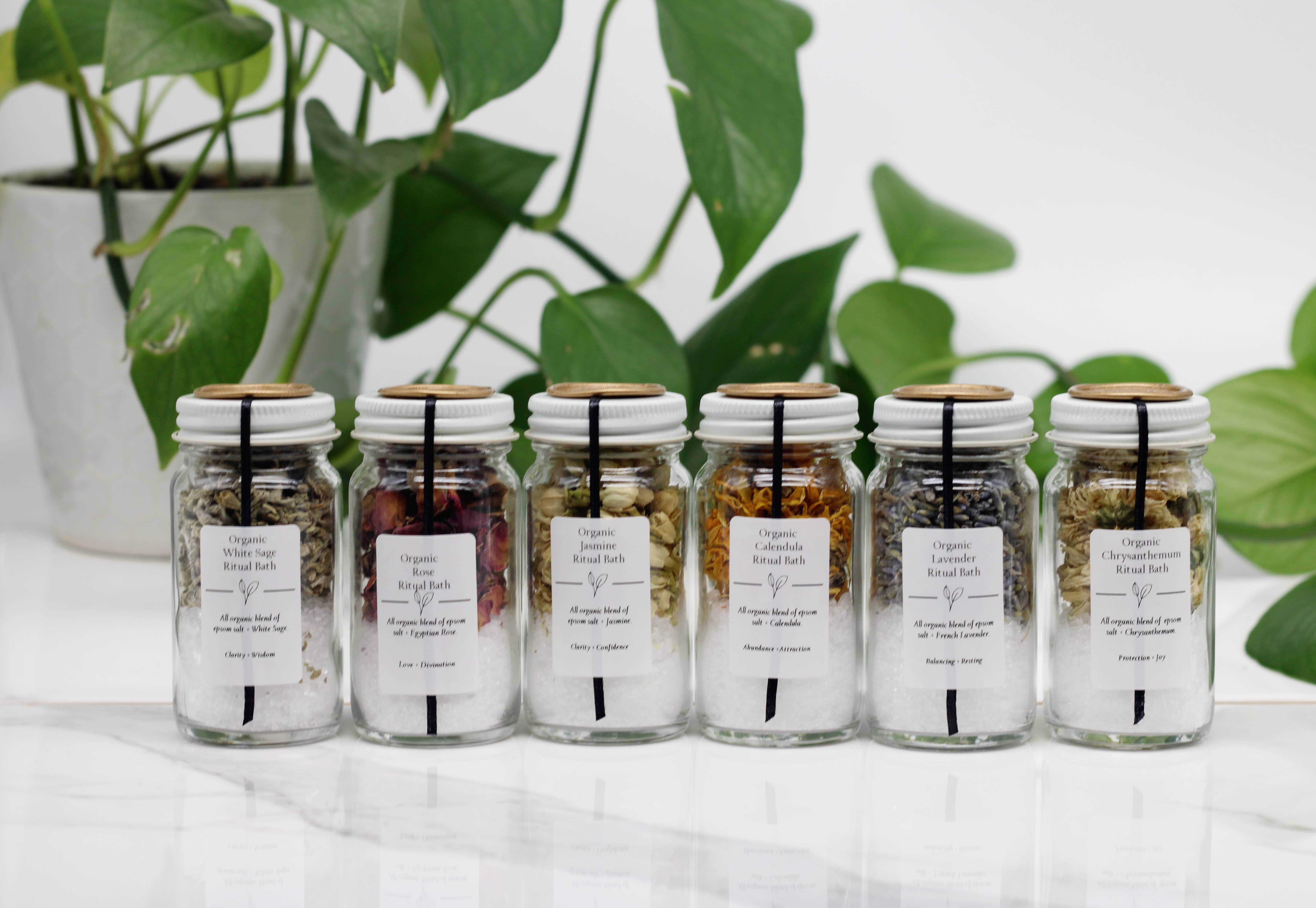 Three Witches Tea Shop – Engroshandel Badesalt – Økologisk egyptisk roseritual badesalt1