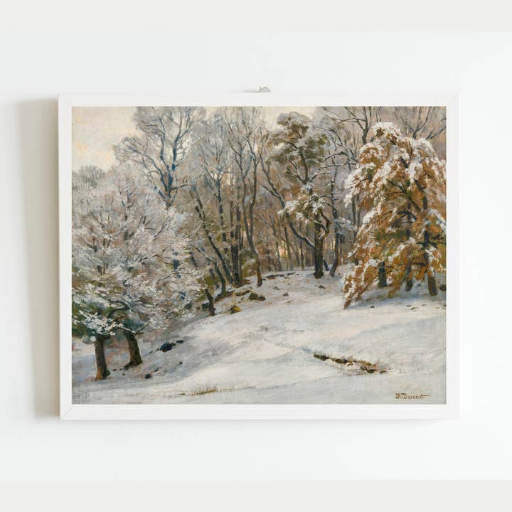 Sea to Skye - Wholesale Art Print - A Winter's Day Antique Art Print2