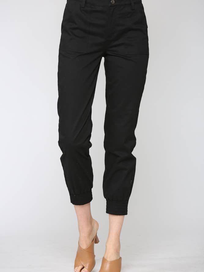 PANTALONI IN COTONE STRETCH CON ORLO A COSTINE (FP4323) per la vendita all'ingrosso da parte di FATE