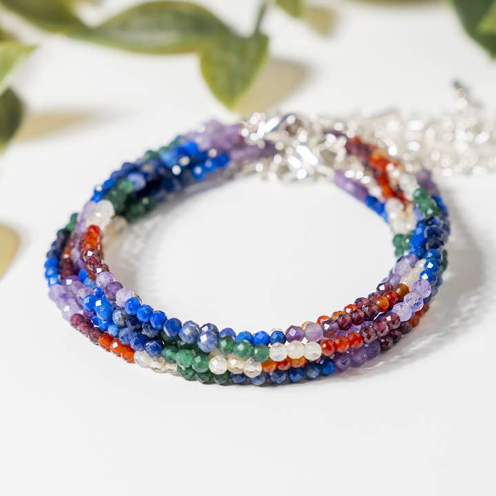 Kristallen Enkelband | 7 Chakra | Energie Genezing Accessoire voor wholesale door AK Healing Crystals