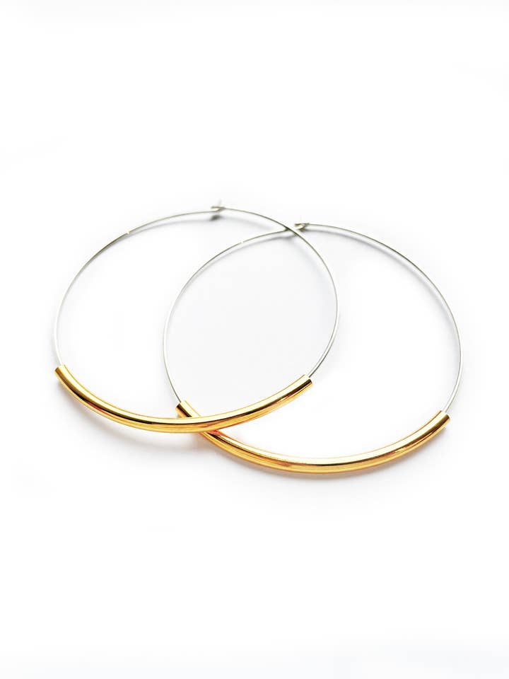 Eternity Hoop Earrings for wholesale by Mimi & Lu