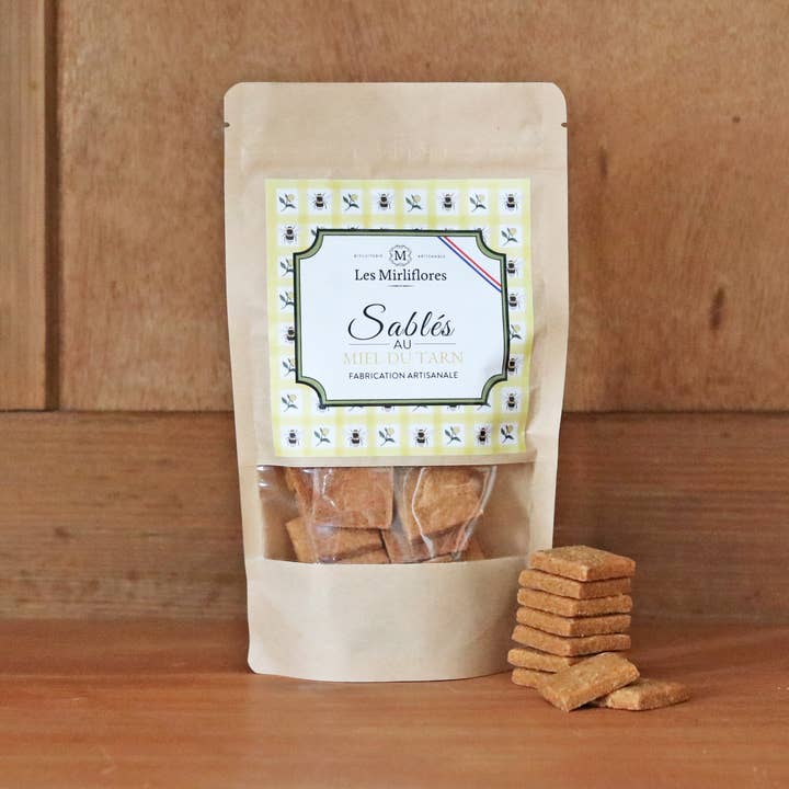 Artisanale Honig-Shortbread aus Tarn – 120 g für den Großhandel von LES MIRLIFLORES