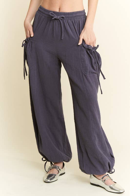 JADE BY JANE – wholesale Lounge Sweatpants/jogging bottoms – Women's – PLUS SIZE VINTAGE GAUZE JOGGER PANTS6