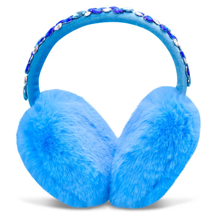 Blue Jazzy Jewels Earmuffs for wholesale by Iscream