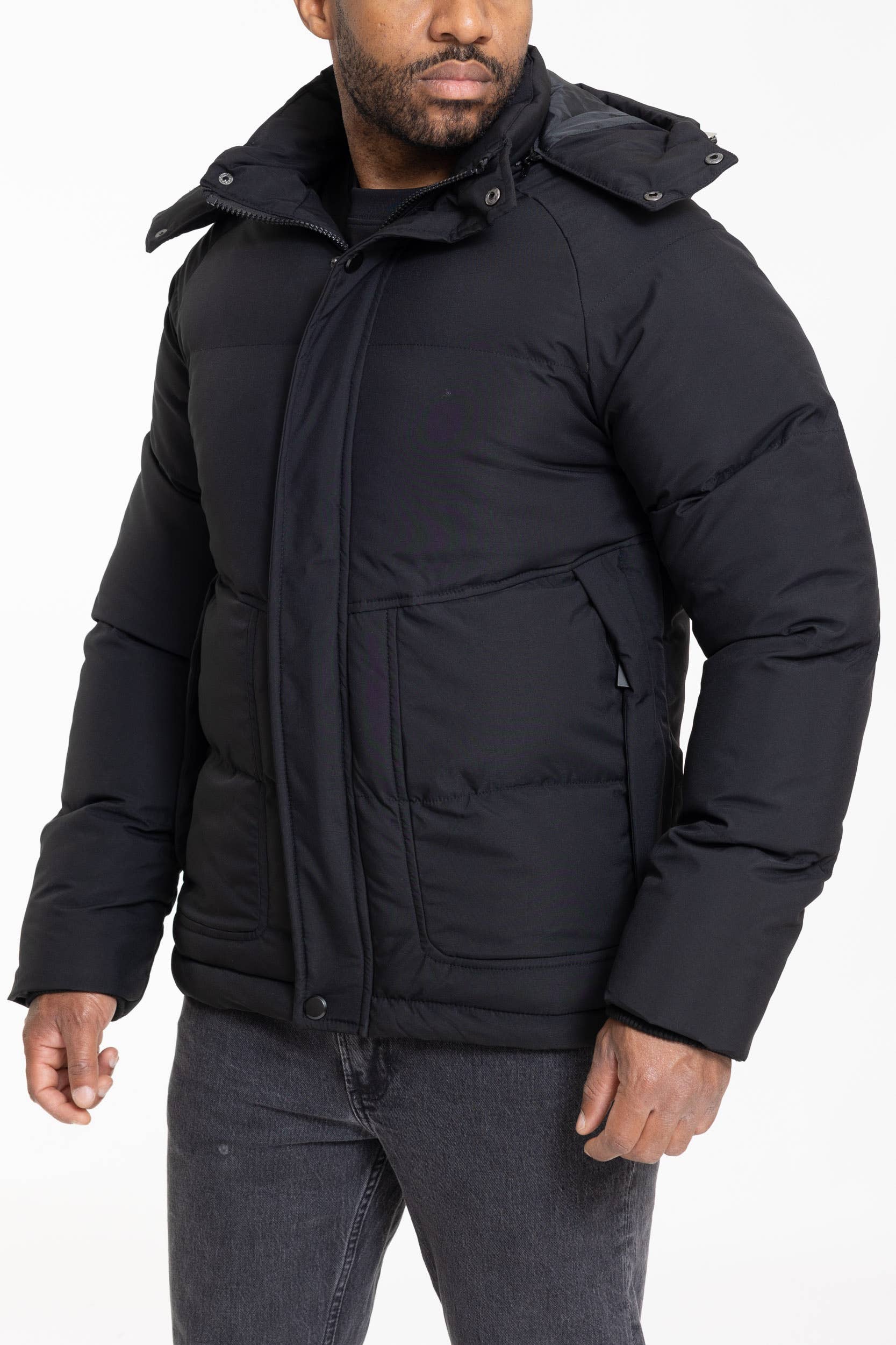Zayne Paris - Vente Doudoune – homme - Doudoune homme avec capuche kd1331-1