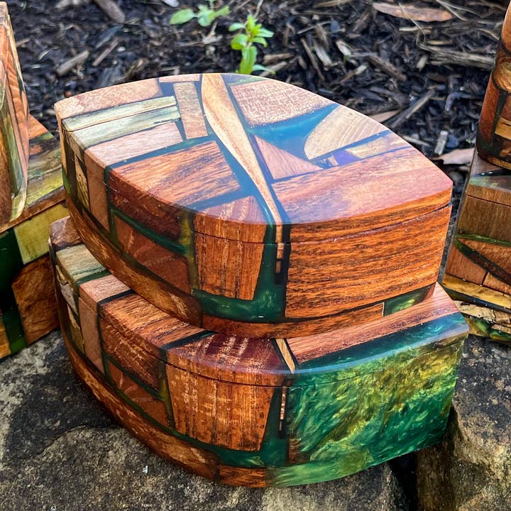 Patchwork Wink Box for wholesale by Meandering Creations