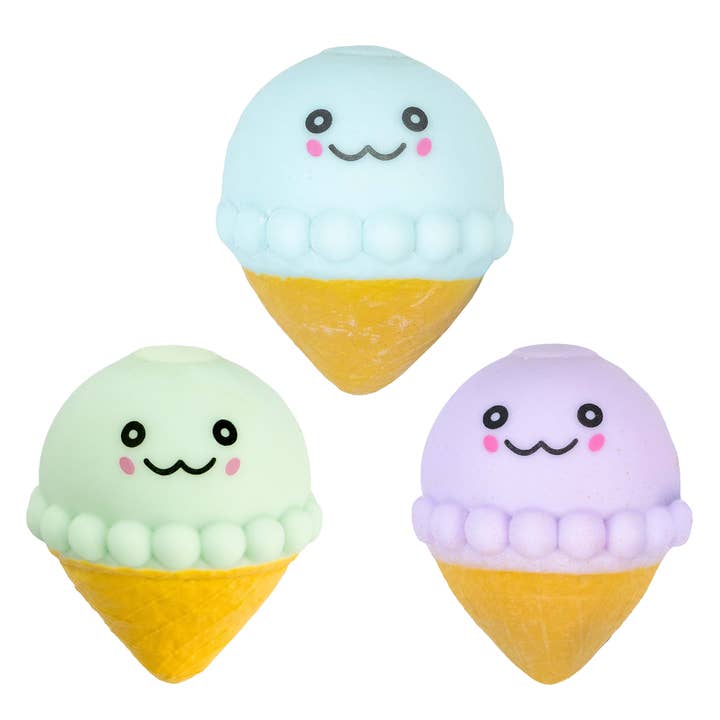 Keycraft - Wholesale Squishy Toy - Kids & Baby - Squishy Ice Cream Sensory Toy