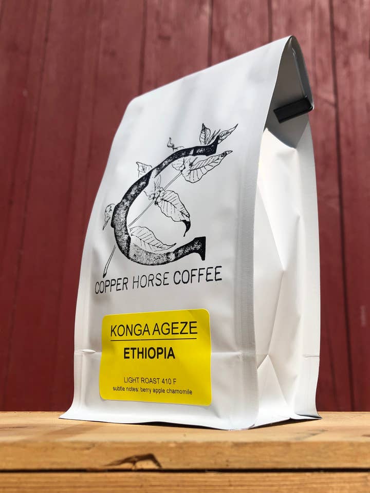 Konga Ageze Ethiopia FTO Natürliche Kaffeebohnen für den Großhandel von Copper Horse Coffee