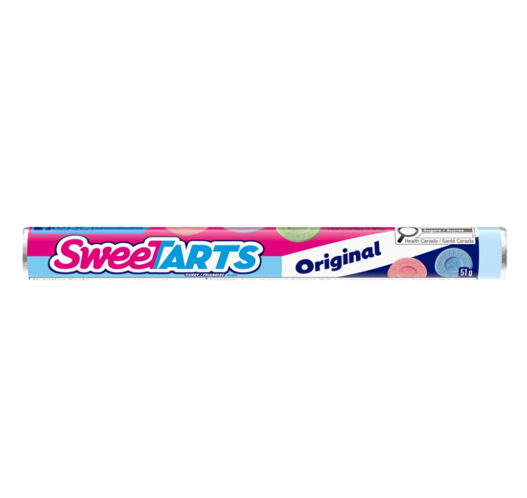Snacky Candy - Wholesale Hard Candy - SweeTARTS Chewy Original Roll Candy 1.8 oz 36 count1