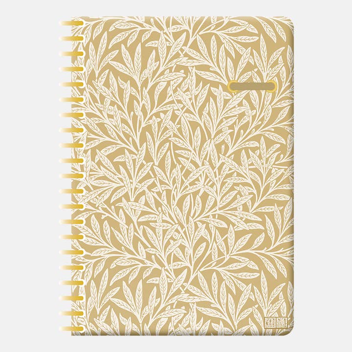 B5 Wiro Notitieboek - William Morris - Willow & Rose A voor wholesale door The Gifted Stationery Company
