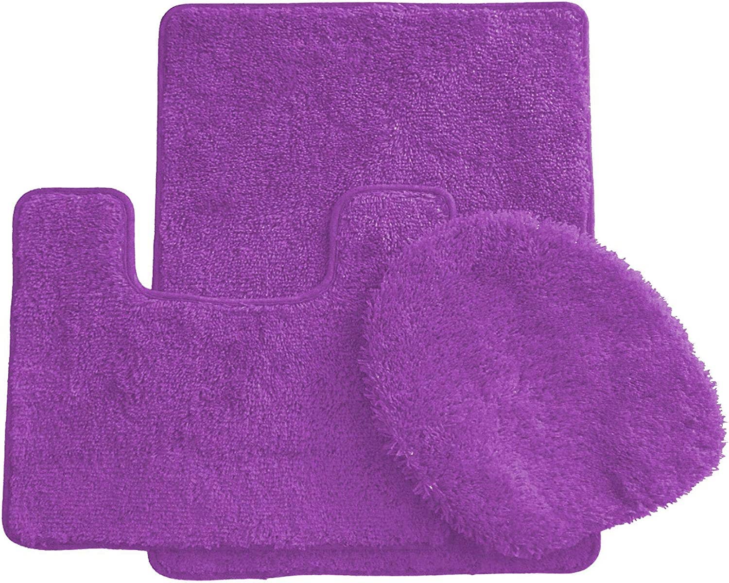 Ben & Jonah - Vente Ensembles de tapis de bain - Ensemble de 3 tapis de bain Simple Elegance by Ben & Jonah : 1 tapis de bain, 1 tapis de contour et 1 housse de siège de toilette16