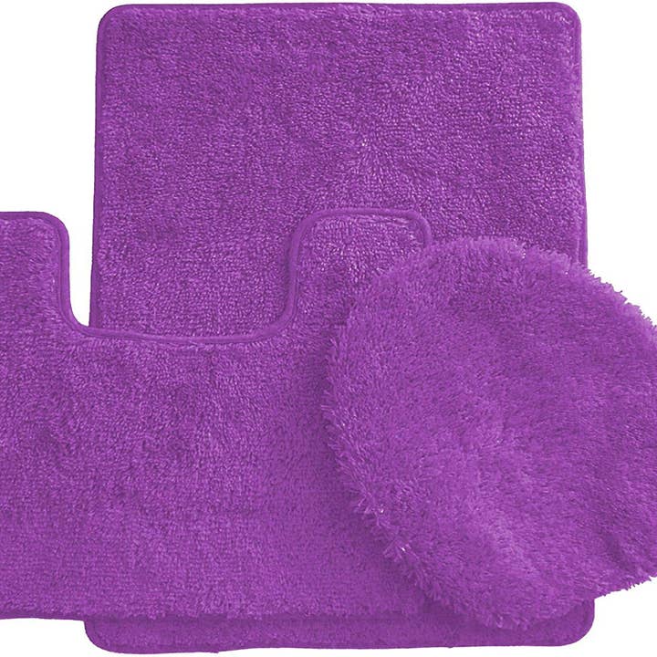 Ben & Jonah - Vente Ensembles de tapis de bain - Ensemble de 3 tapis de bain Simple Elegance by Ben & Jonah : 1 tapis de bain, 1 tapis de contour et 1 housse de siège de toilette16