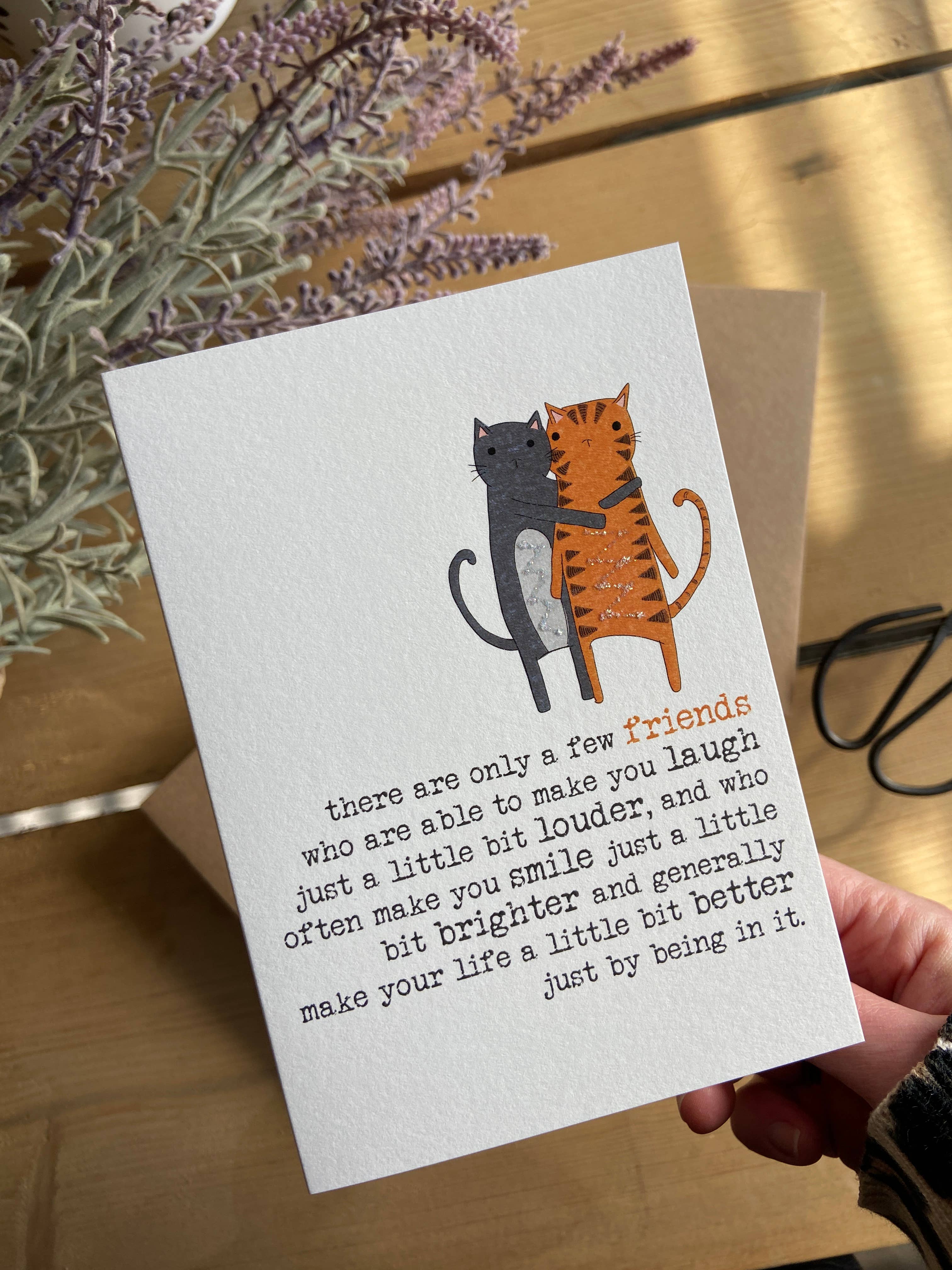 Dandelion Stationery - Vente Cartes d'amitié - Ami - Rendre le monde un peu plus lumineux - Carte de vœux1