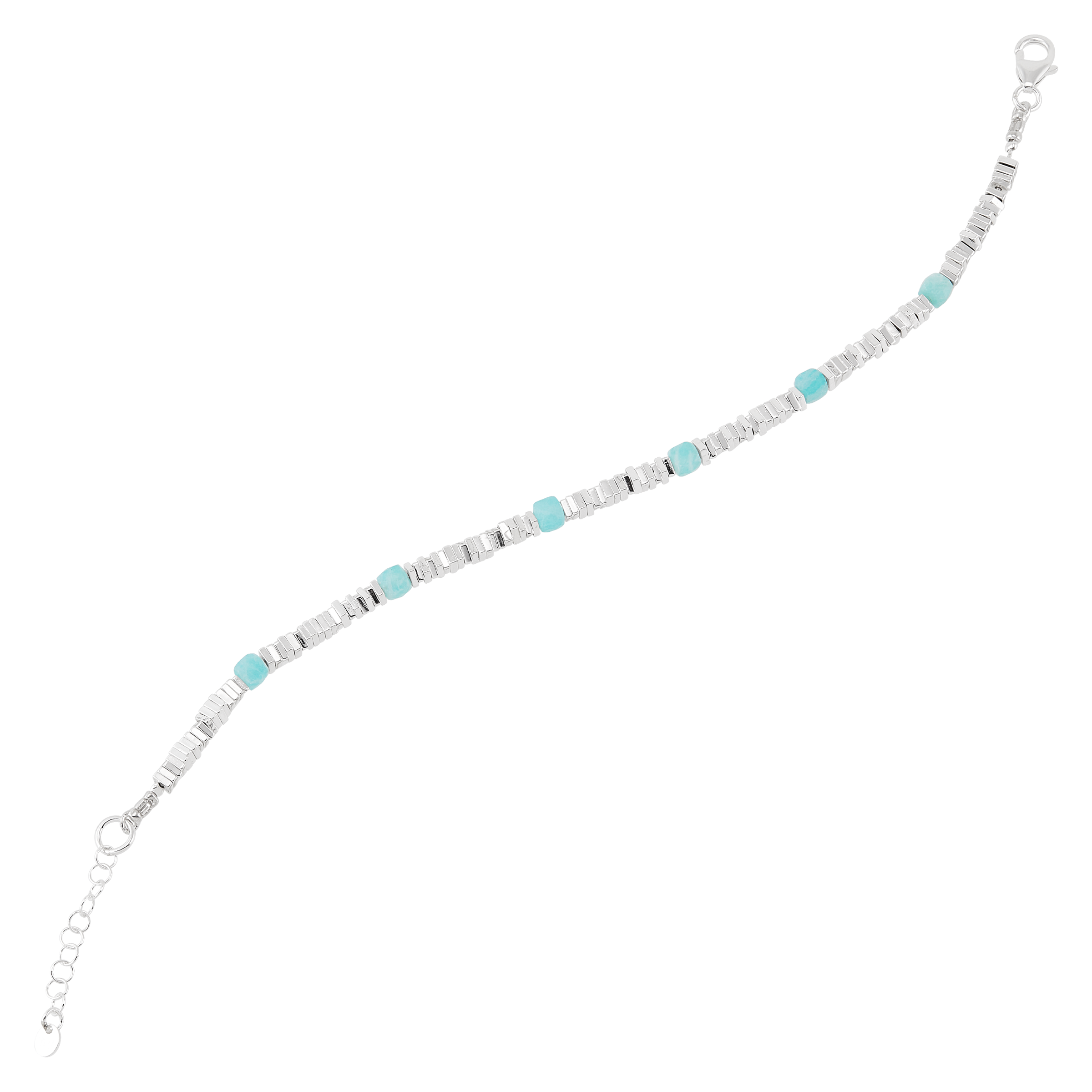 White Silpada 'Delightful Moment' Silver Mixed Stones Bracelet for wholesale on Faire1