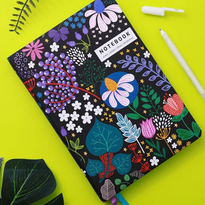 Doodle - Wholesale Notebook - 8.25 x 5.70in - A5 Hard Bound Notebook - Floral Fantasy4