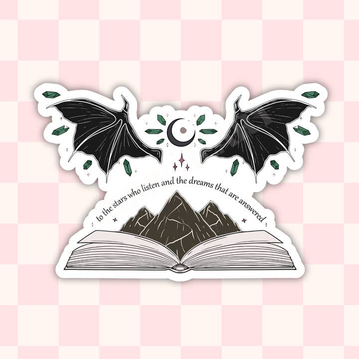 Fantasy Dragon Sticker  for wholesale by Indie Heart Studio