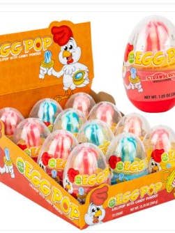 (S1-07) Koko Œuf Pop Dip-N-Lik-1,05oz (30g x12 unités) pour la vente par iSweet.ca