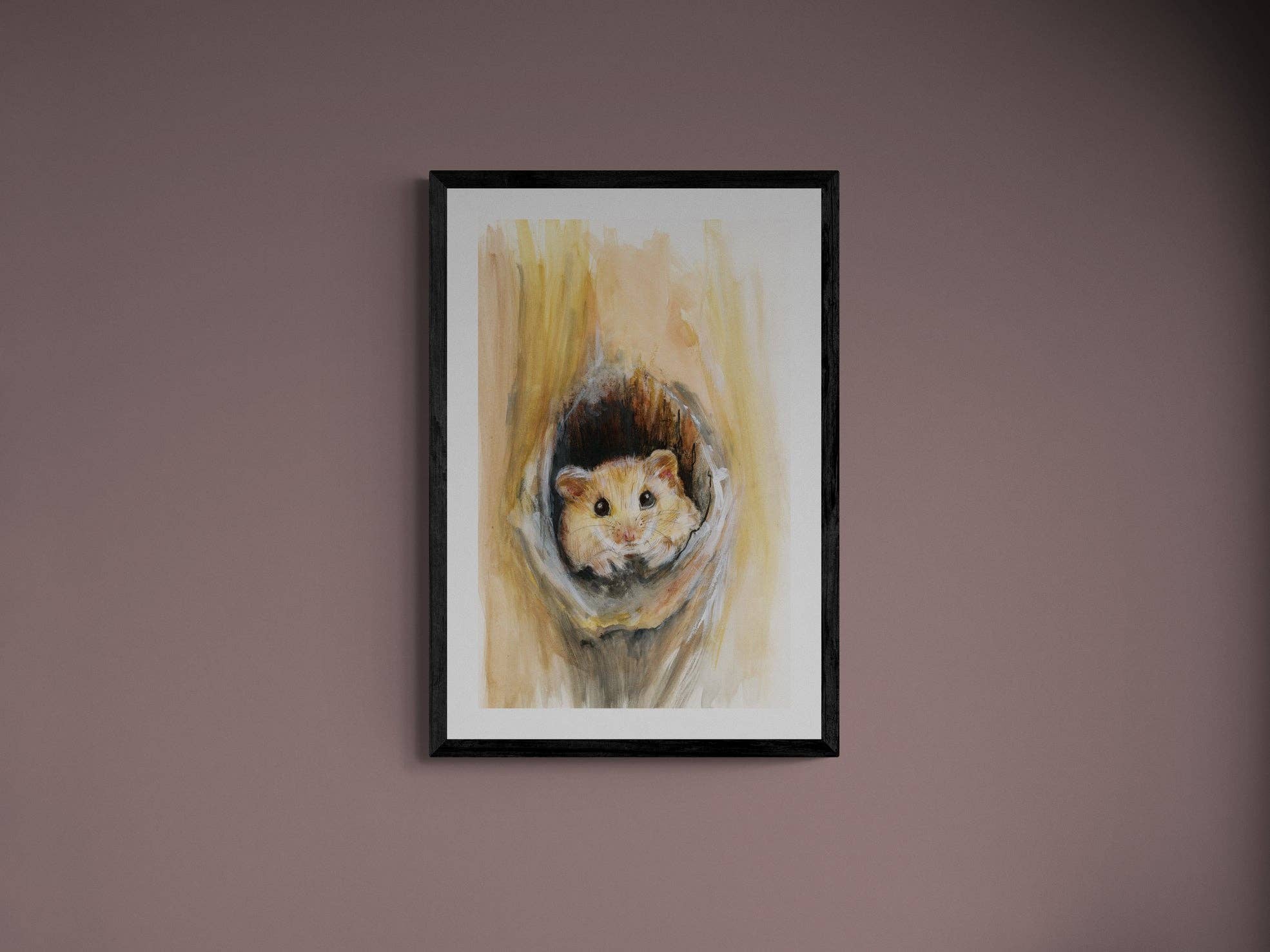 Wendy Laverick – wholesale Art print – Framed Print Lewis the Dormouse5
