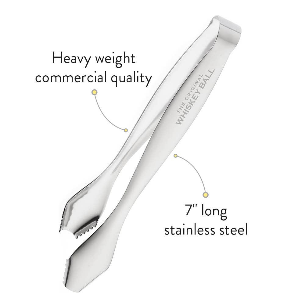 The Original Whiskey Ball - Wholesale Ice Tray/Mold - Jumbo Ice Ball and Cube Tongs2