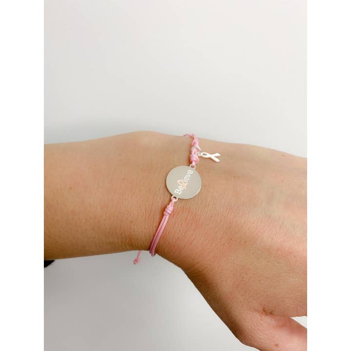 Intercalaire Solidaire "Believe" 15Mm Argent 925 pour la vente par COM FORSA SL