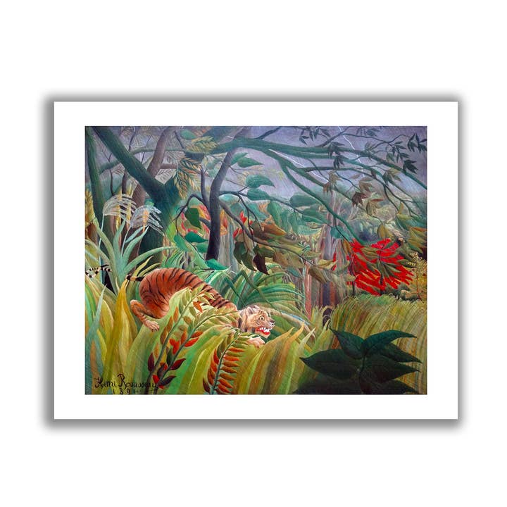 Fine art print Surprised! by Rousseau unframed wall art for wholesale by Go To Design
