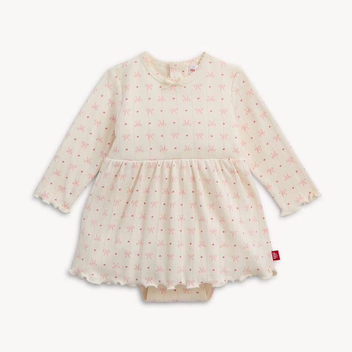 Vestido body magnético de pointelle con corazones y lazos para venta al por mayor de Magnetic Me