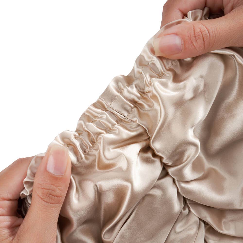 Blissy - Wholesale Sleep Cap / Bonnet - Women's - Blissy Bonnet - Champagne - Large12