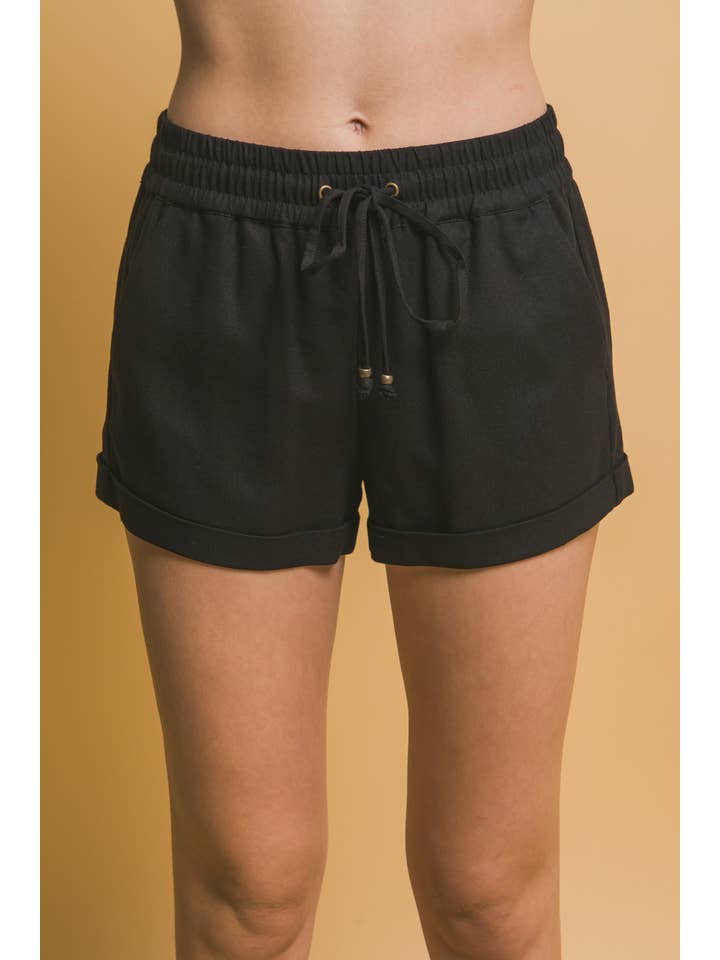 Vanilla Monkey - Wholesale Shorts - Women's - Mid Rise Linen Shorts
