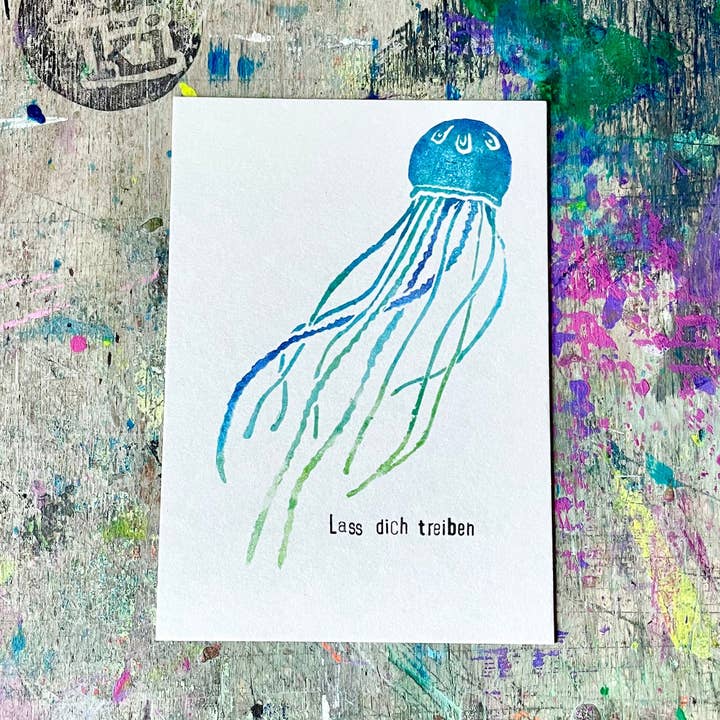 kuki - Wholesale Postcard - "Let Yourself Drift" kuki Postcard Set of 106