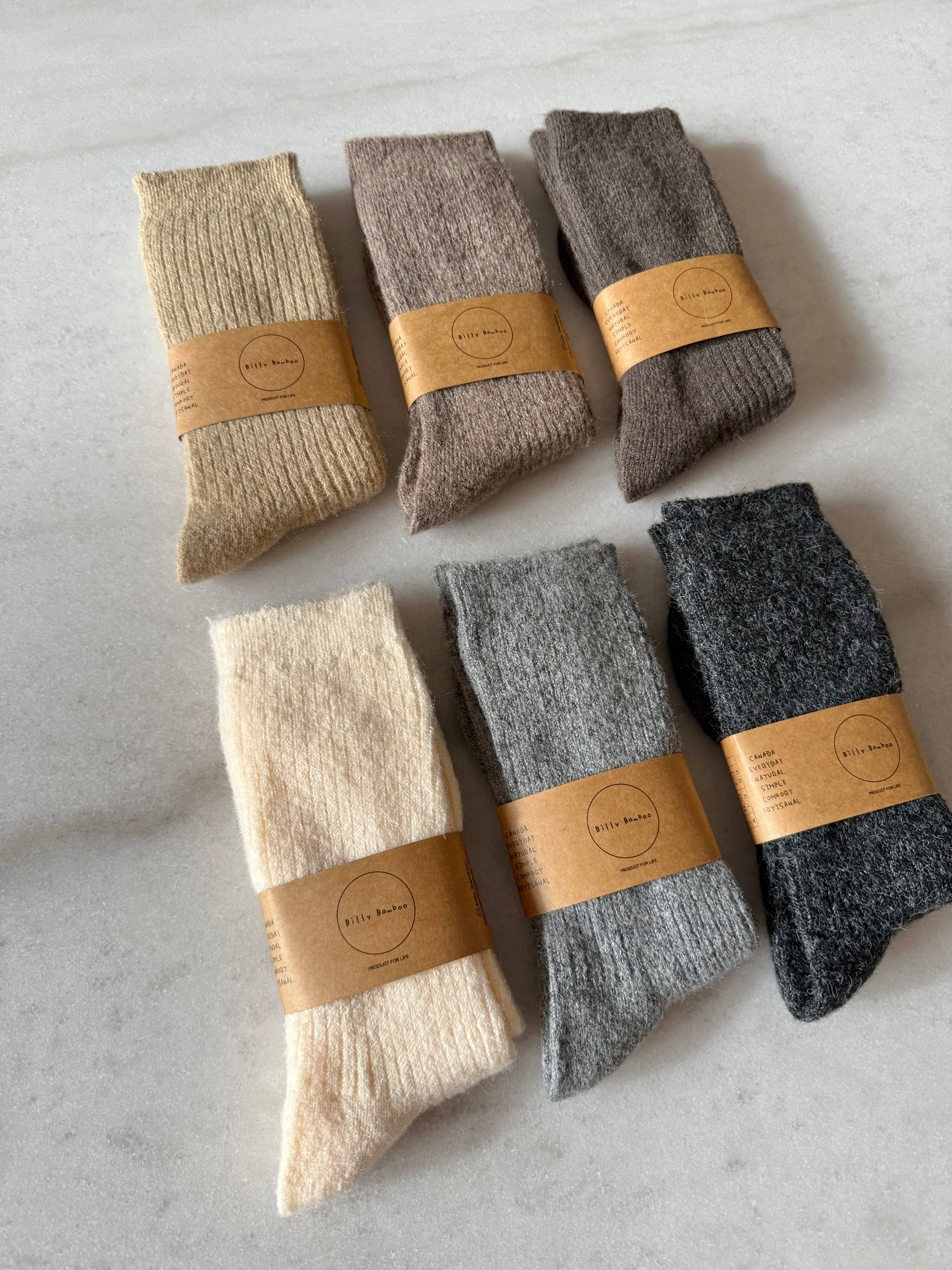 Billy Bamboo - Vente Chaussettes – femme - Chaussettes en cabine alpaga6