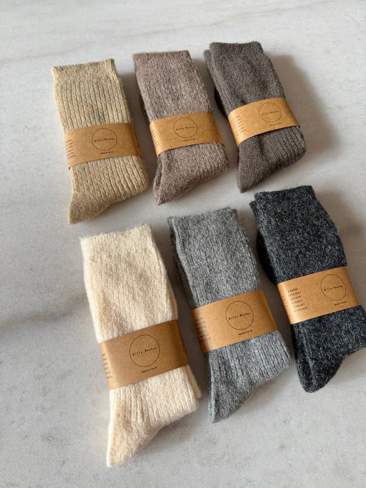 Billy Bamboo – wholesale Strumpor - Dam – Cabin-strumpor i alpackaull6