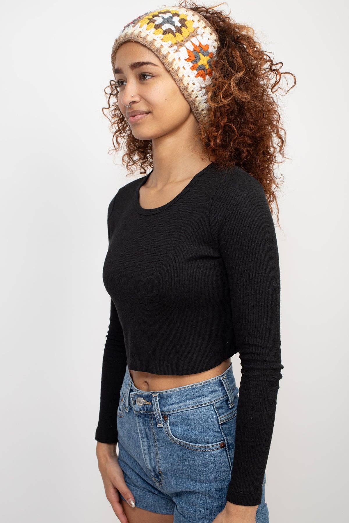 Lakhays Collection Inc. - Wholesale Fashion Headband - Women's - Granny Square Teddy Fleece Headband3