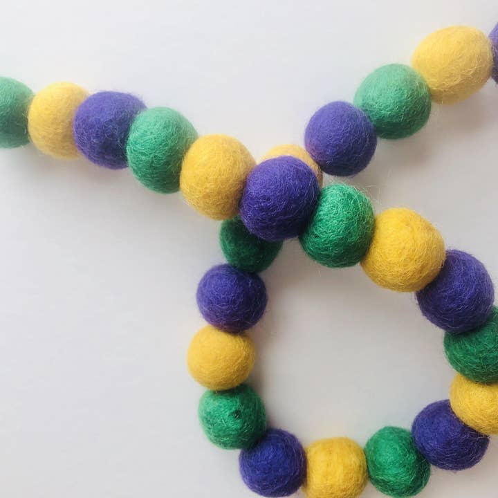 Wool Jamboree - Wholesale Bunting/Garland - Mardi Gras Garland