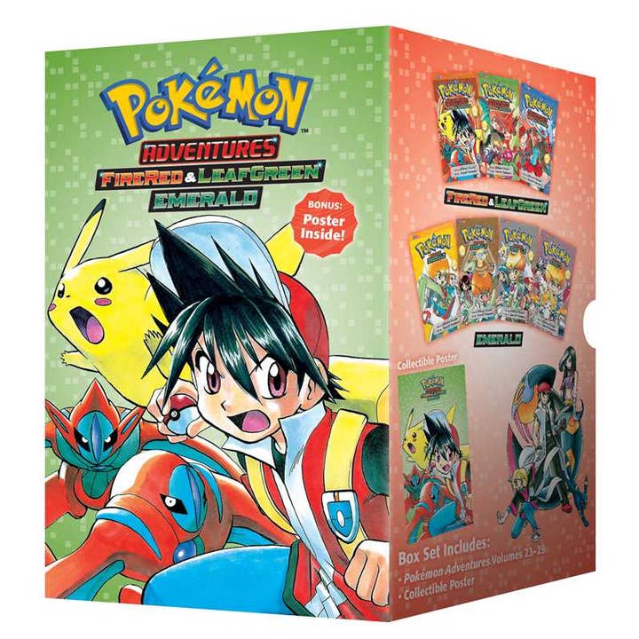 Pokémon Adventures FireRed & LeafGreen / Emerald Box Set by Hidenori Kusaka for wholesale by Simon & Schuster
